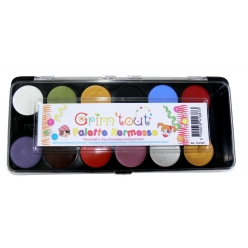 palette maquillage enfant 12 couleurs kermesse