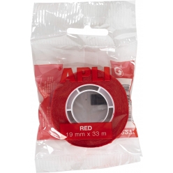 ruban adhesif rouge 19mm 33m