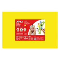 mousse eva thermoformable 40x60 cm jaune 5 feuil