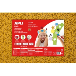 mousse eva thermoformable 40x60 cm leopard 3 feuil
