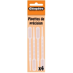 pipette de precision pour resine 4 pieces
