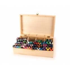 boite en bois a decorer avec 60 posca assortis