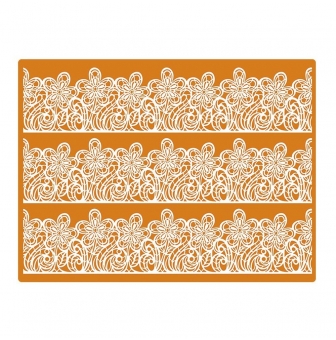 moule dentelle sweet lace fleur 30x40cm