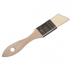 pinceau synthetique large en biais 25