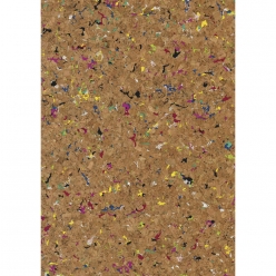 materiau de liege effet granulat colores 45x30 cm roule 05 mm