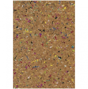 materiau de liege effet granulat colores 45x30 cm roule 05 mm
