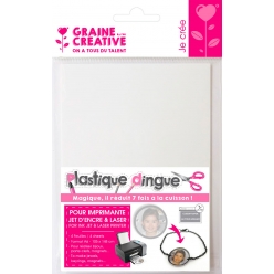 plastique dingue imprimable a6 4 pieces