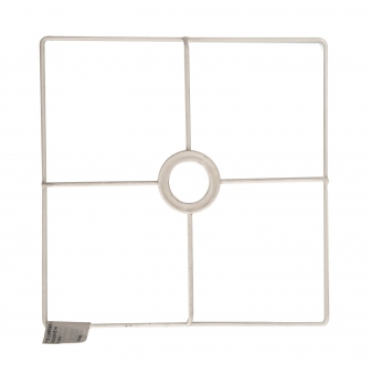 armature abat jour carre avec bague 20 cm