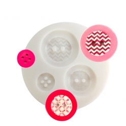 moule en silicone boutons