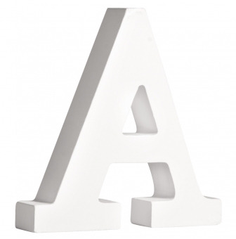 lettre mdf a blanc