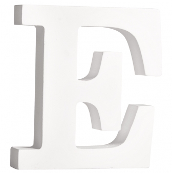 lettre mdf e blanc