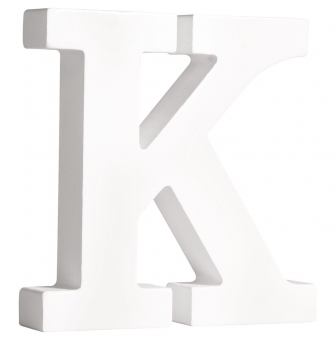 lettre mdf k blanc