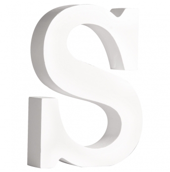 lettre mdf s blanc fsc 100
