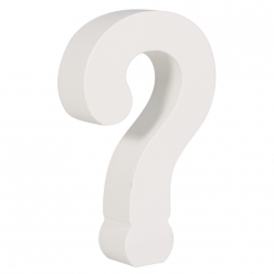 symbole mdf blanc 11 cm