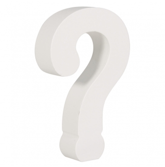 symbole mdf blanc 11 cm