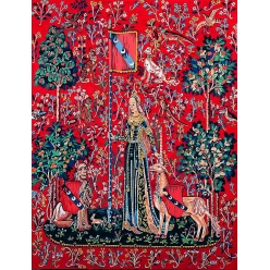 canevas penelope antique dame a la licorne le toucher 65x80cm