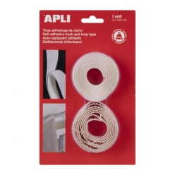 fermeture scratch adhesive noir 2 pieces