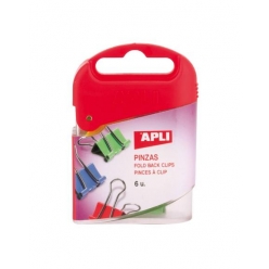 pince clip couleurs assorties 19 mm
