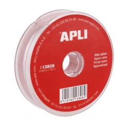 bobine fil nylon o 035 mm transparent 100 m
