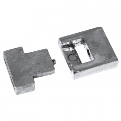 fermoir magnetique en laiton pour bracelets 15mm