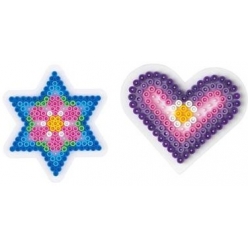 plaques coeur etoile petite pour perles standard o5 mm