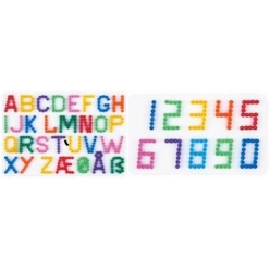 plaques chiffres et lettres pour perles standard o5 mm