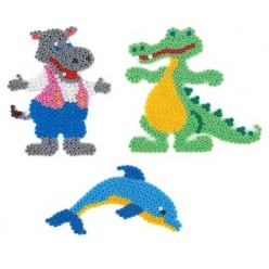 plaques croco dauphin hippopotame pour perles standard o5 mm