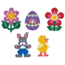 plaque pour perles standard o5 mm joyeuse paques 5 pieces
