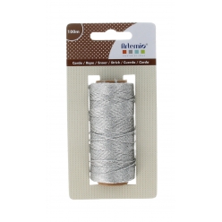ficelle argentee 05mm x 100m