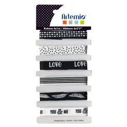 ruban imprime 6x1m black et white