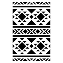 pochoir 10x15 cm navajo