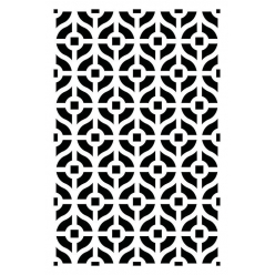 pochoir 10x15 cm geometrique roues