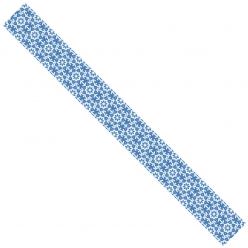 ruban de papier larg 25cm etoile