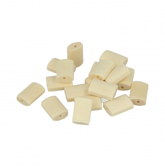 perle bois lucy rectangle plat 105x154mm 18 pieces