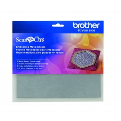 feuille metallique argente pour embossage scan n cut