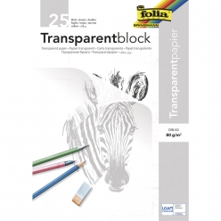 papier transparent calque bloc 25 feuilles a3