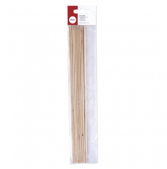 baguettes en bois o 3 mmx30 cm 10 pieces