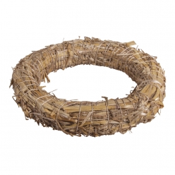 couronne en paille 25 cm