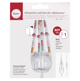 kit pour suspension macrame coloree