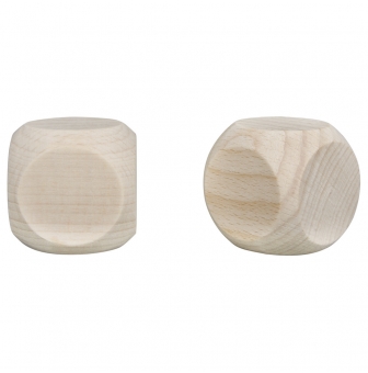 cubes en bois 40x40mm lot de 2 pieces