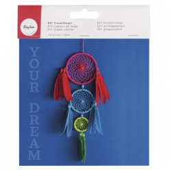 kit diy capteur de reves de couleurs vives