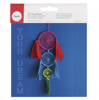 kit diy capteur de reves de couleurs vives
