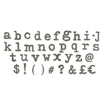 sizzix bigz xl alphabet typo lower tholtz