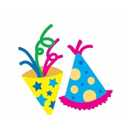 happycut pochoir de decoupe chapeau de fete