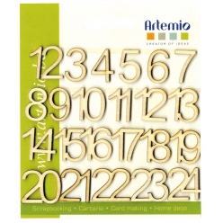 chiffre en bois 20 mm ideal pour calendrier de l avent