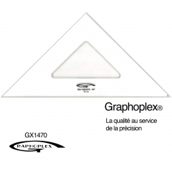 equerre 45 3 bords anti taches 32 cm