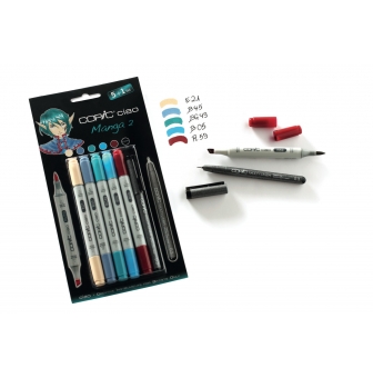 set 51 copic ciao manga 2 avec multiliner