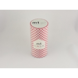 mt casa pois 10 cm x 10 m dot red