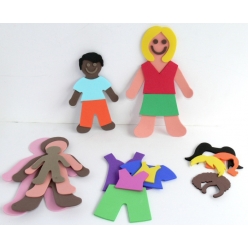 kit en mousse 60 bonhommes a personnaliser