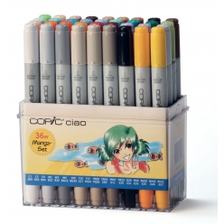 set copic ciao  36 couleurs manga